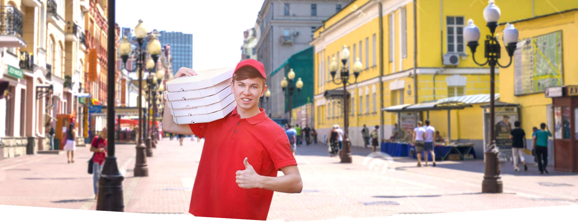 Курьерская пешая доставка